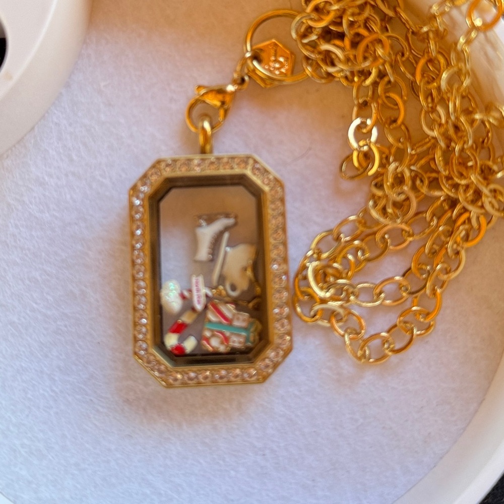 KEEP Collective Gold Necklace with Colorful Charms